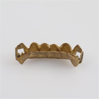 9kt Two Tone Gold Teeth Grill