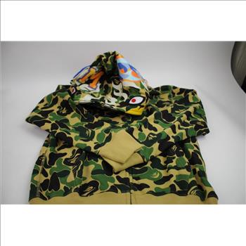 A Bathing Ape Camo Sweater, Boys XL