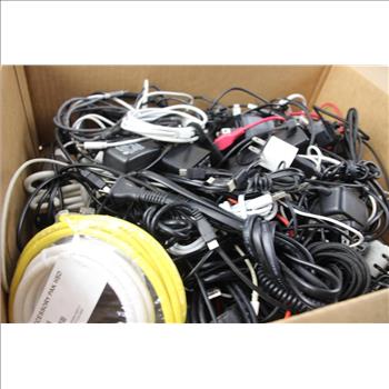 AC Adapters And Cables Bulk Lot