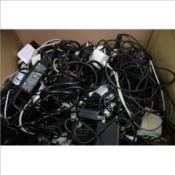 AC Adapters And Cables Bulk Lot - Laptop Chargers, Phone Chargers, And More