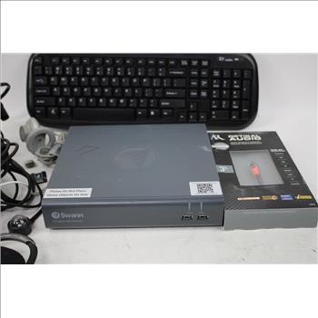 AC Adapters, Keyboard, Swann DVR, And More