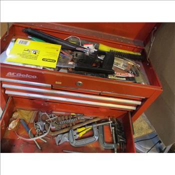 Ac Delco Tool Box, Hammer, Handsaw, Screwdrivers Wrenches And More: 5+ Items