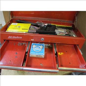 Ac Delco Tool Box, Hammer, Handsaw, Screwdrivers Wrenches And More: 5+ Items