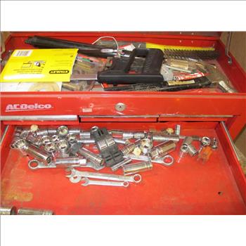 Ac Delco Tool Box, Hammer, Handsaw, Screwdrivers Wrenches And More: 5+ Items