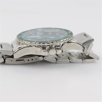 Accutime Green Dial Watch