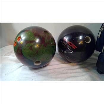 Ace And Brunswick Bowlin G Balls, 2 Pieces