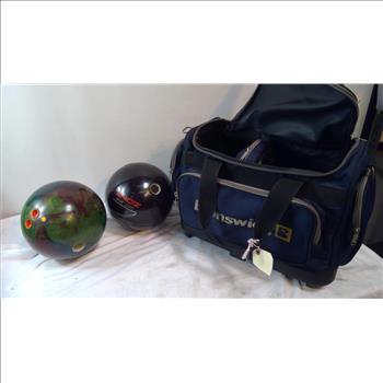 Ace And Brunswick Bowlin G Balls, 2 Pieces