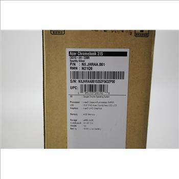 Acer Chromebook 315 Laptop, New In Box