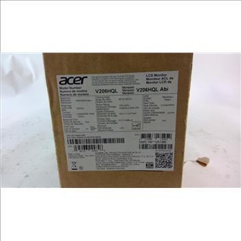 Acer LCD HD 20'' Monitor