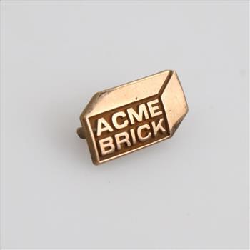 ACME Brick 10kt Gold Filled  Lapel Pin