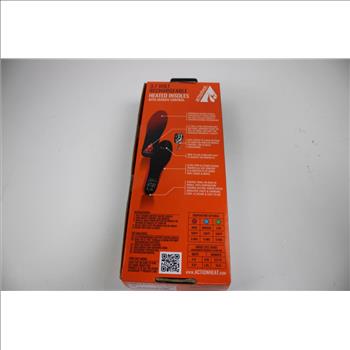 Action Heat, 3.7 Volt Rechargeable Heated Insoles With Remote Control