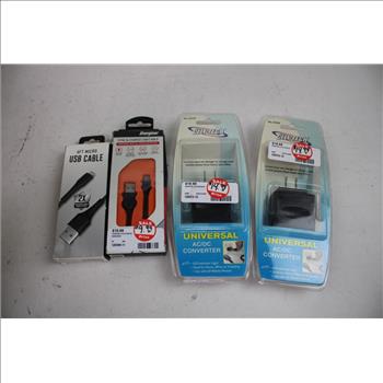 Adaptor Plug Kit, Lightning To USB Cables, Keychain Charger, And More, 16 Pieces