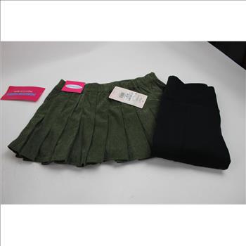 Adidas Athletic Pants, Leggings, Olive Skirt, Junior Camo Pants, Size Small, 5 Pieces