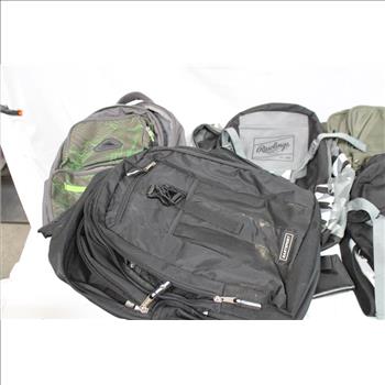 Adidas Fanny Pack, Carhartt Mini Backpack, & Backpack Bulk Lot 9 Pieces
