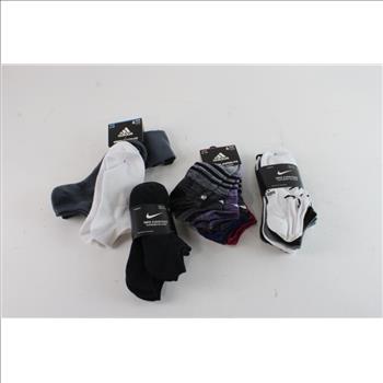 Adidas & Nike Socks, 4 Pieces