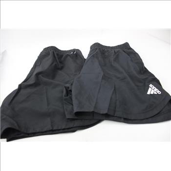 Adidas XL Shorts, With Dickies 50-52 Leather Belt, And Leather Gloves, 4 Pieces