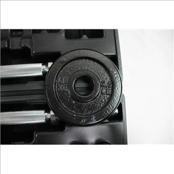 Adjustable Dumbbell Weight Set With Case