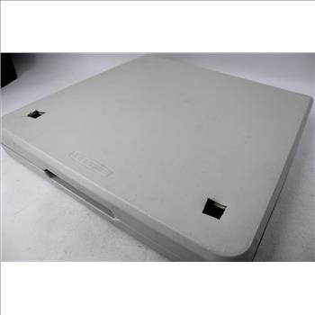 Adjustable Height 4-Foot Fold-In-Half Table