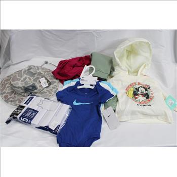 Adult And Baby Clothing Lot