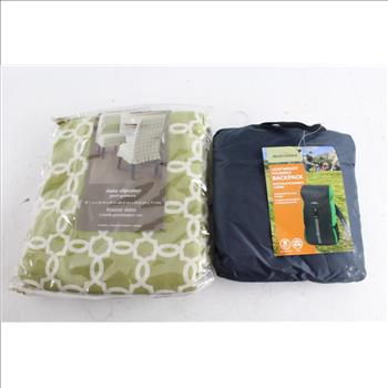 Adventuridge Foldable Backpack And More, 9 Pieces