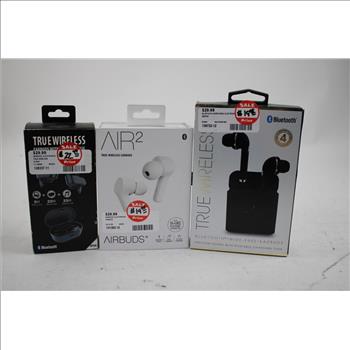 Air 2, Altec Lansing, Fusebox, And More Wireless Earbuds, 5 Pieces