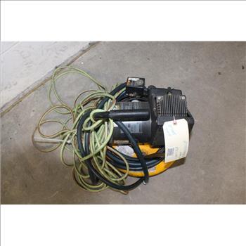 Air Compressor And Extension Cord, 2 Pieces