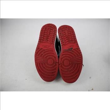 Air Jordan 1 Mid Red Grey , Size 10.5