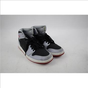 Air Jordan 1 Mid Red Grey , Size 10.5