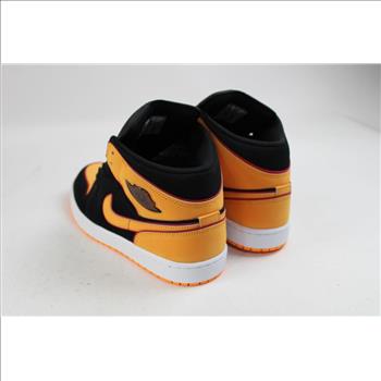 Air Jordan 1 Mid Se Black / Vivid Orange Size 10.5