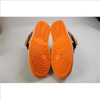 Air Jordan 1 Mid Se Black / Vivid Orange Size 10.5