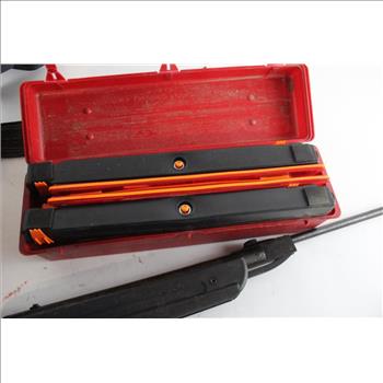 Air Rifle, Machete And A Tool Box