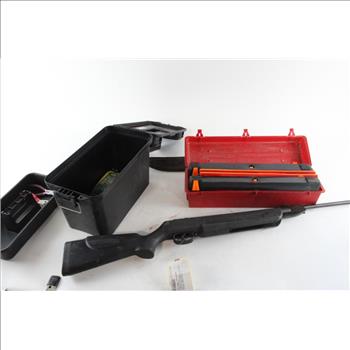 Air Rifle, Machete And A Tool Box