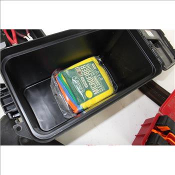 Air Rifle, Machete And A Tool Box