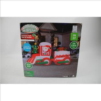 Airblown Holiday Lights Christmas Train