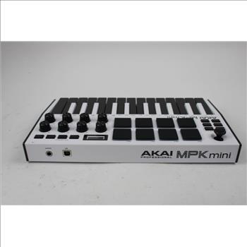 Akai Professional MPK Mini MK III Limited Edition White Compact Keyboard And Pad Controller