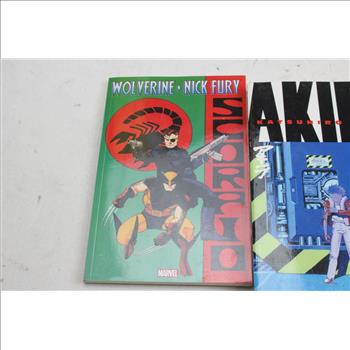 Akira, Marvel Wolverine-Nick Fury: Scorpio, & Marvel Infinity War Graphic Novels; 3 Pieces