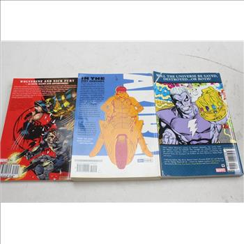Akira, Marvel Wolverine-Nick Fury: Scorpio, & Marvel Infinity War Graphic Novels; 3 Pieces