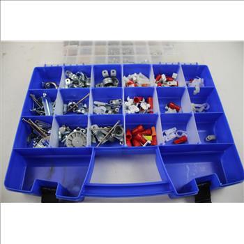 Akro Mils Parts Organizer Storage Case With Parts