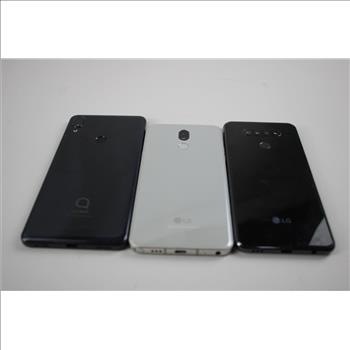 Alcatel And More Cell Phone Lot, 3 Pieces, Sold For Parts