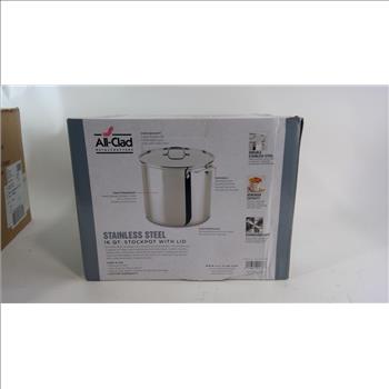 All Clad Covered Stock Pot
