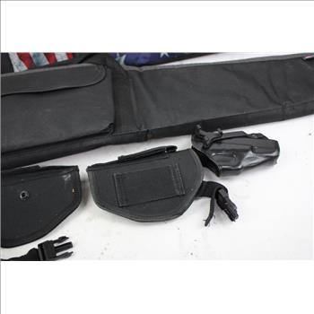 Allen Soft Rifle Cases, Gun Holsters, Flashlight, 6 Pieces