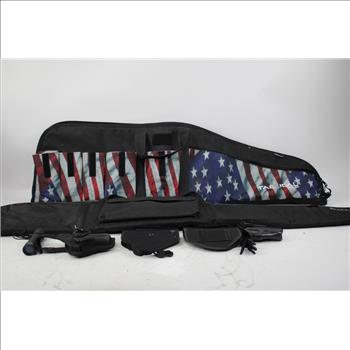 Allen Soft Rifle Cases, Gun Holsters, Flashlight, 6 Pieces