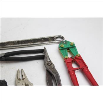 Allied Wrench Set, Bolt Cutter, Hammer, Multitools, Leatherman, Fuller:  25+items