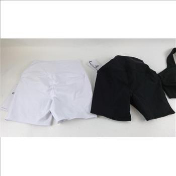 Alo Sports Bra And Shorts 3 Pieces
