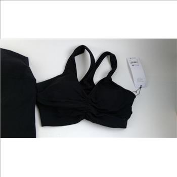 Alo Sports Bra And Shorts 3 Pieces