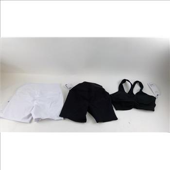 Alo Sports Bra And Shorts 3 Pieces