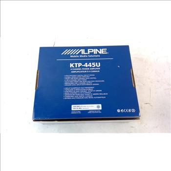 Alpine 4 Channel Power Amplifier