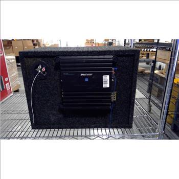 Alpine Bass Line Subwoofer With Box And Amp