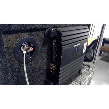 Alpine Bass Line Subwoofer With Box And Amp