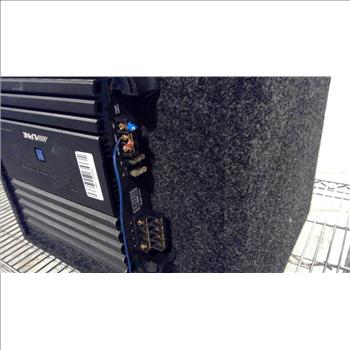 Alpine Bass Line Subwoofer With Box And Amp